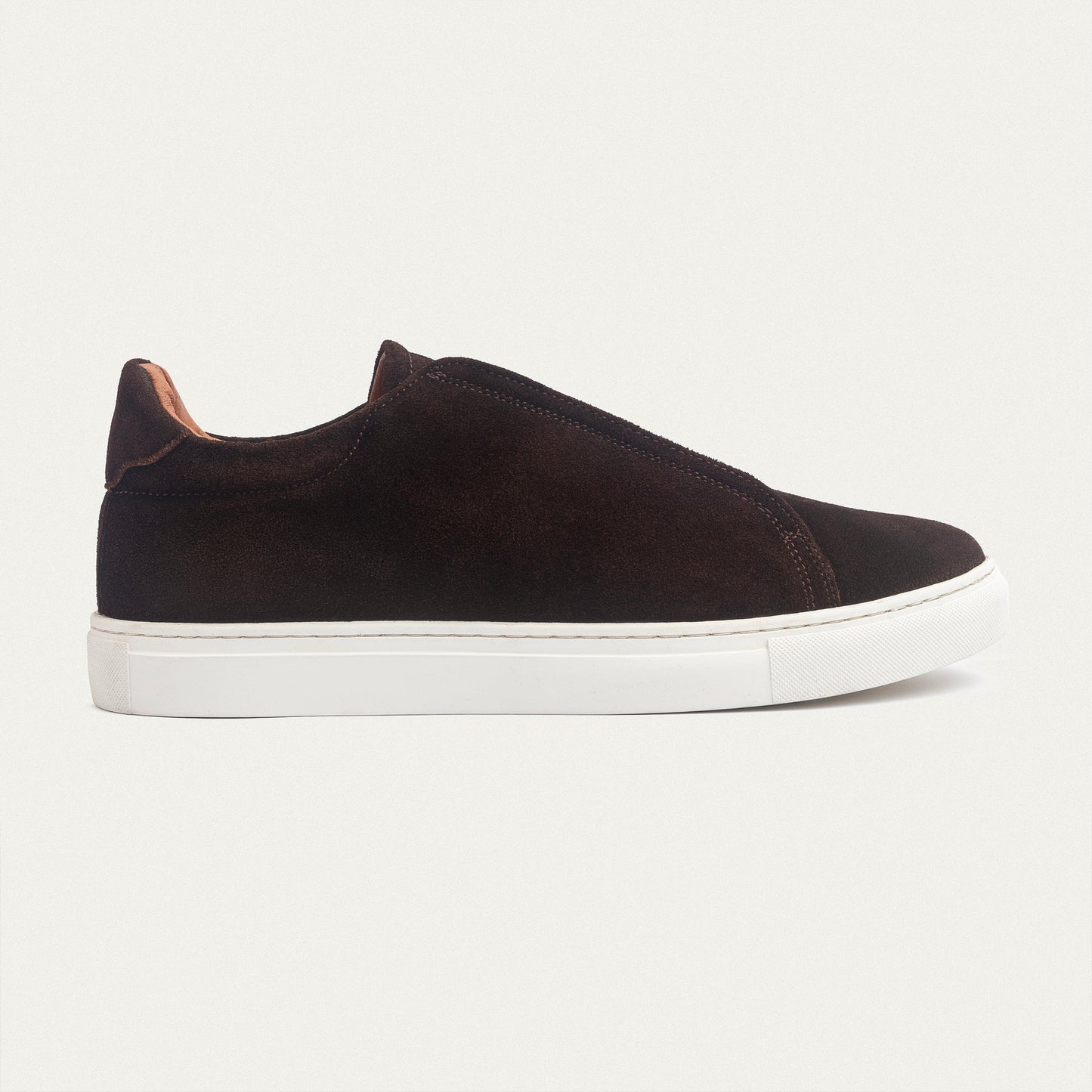 Laceless Sneaker Brown Suede M4050