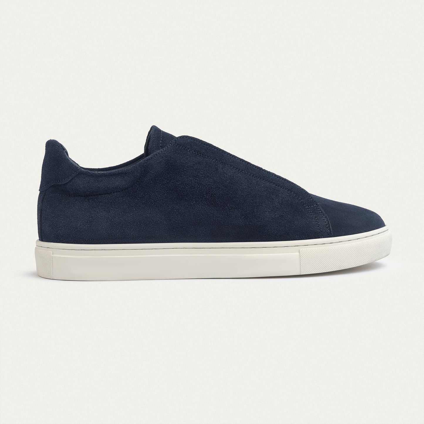 Laceless Sneaker NAVY Suede M4070