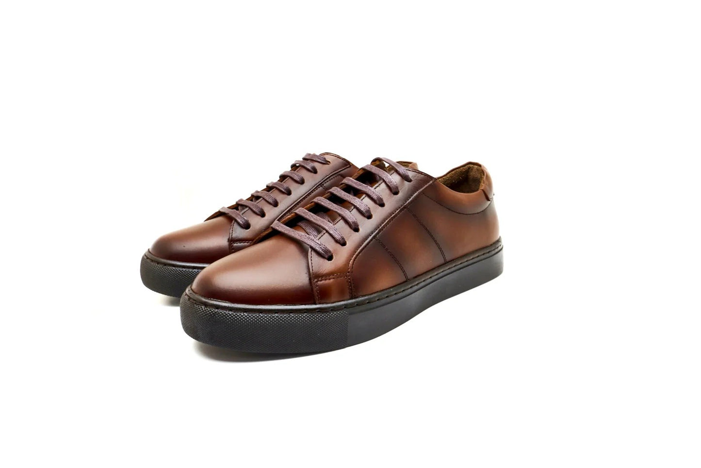 Lace up brown Sneaker M1055