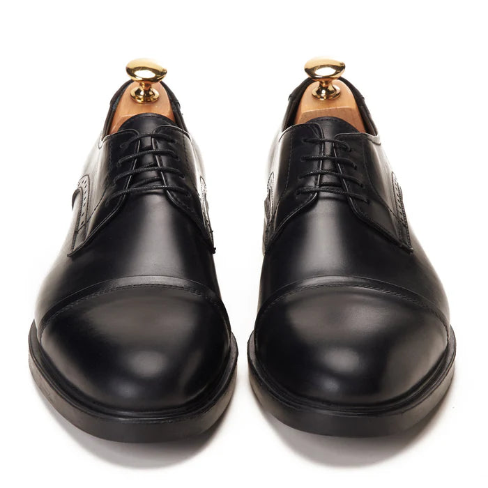 Derby Cap Toe Black AK25