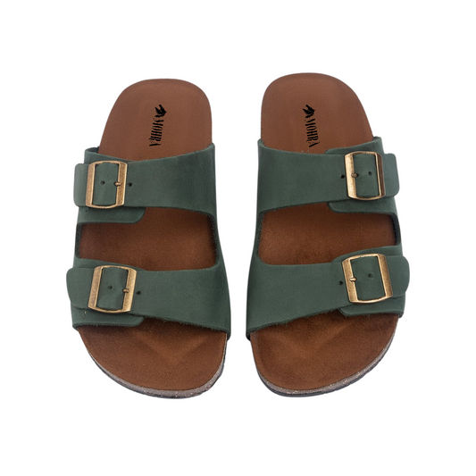 Double Buckle olive green SD160