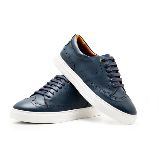 Brogue Sneaker NAVY M571