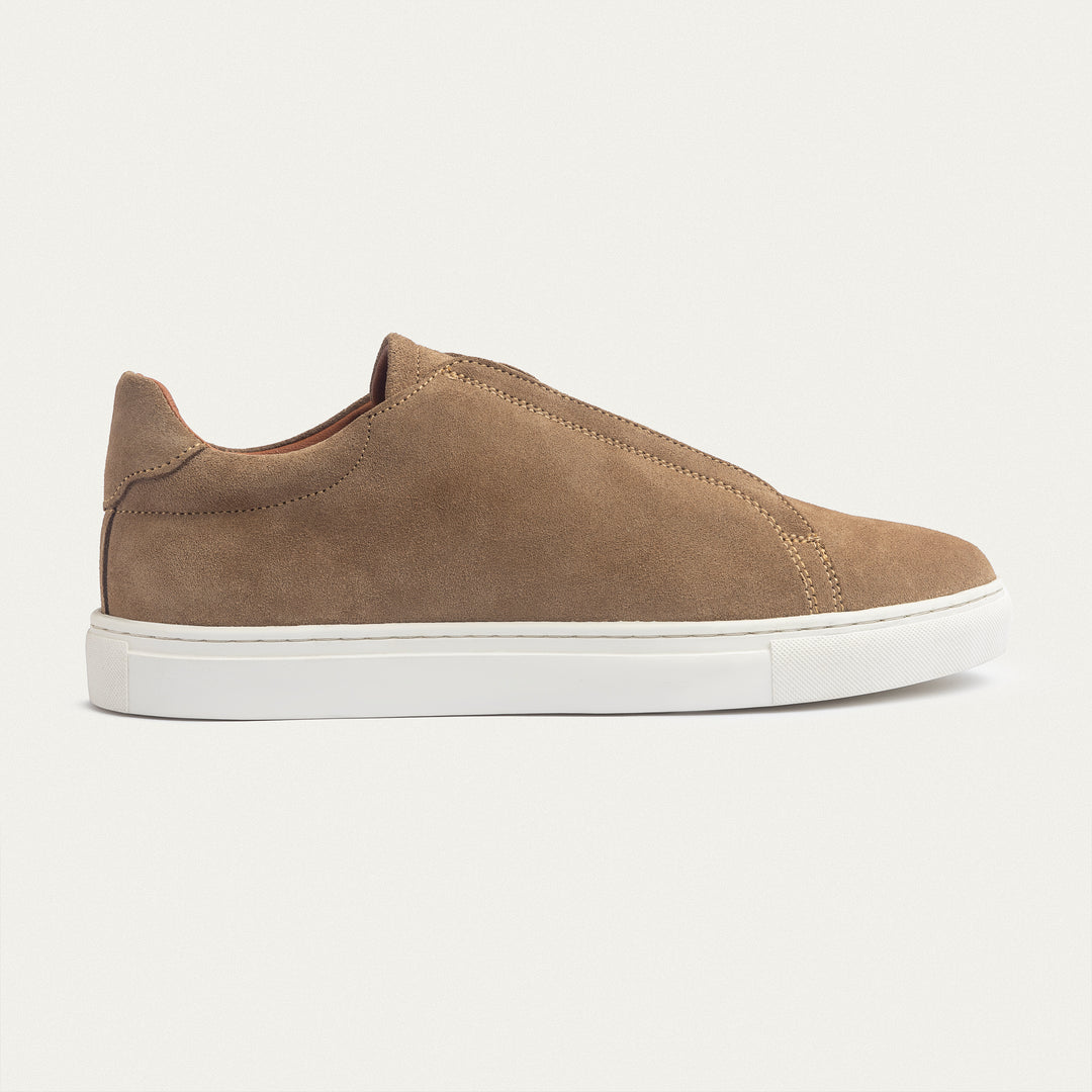 Laceless Sneaker Cafe Suede M4091
