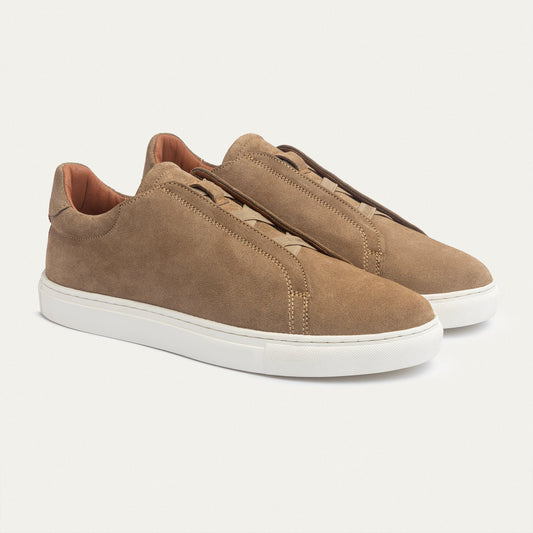 Laceless Sneaker Cafe Suede M4091